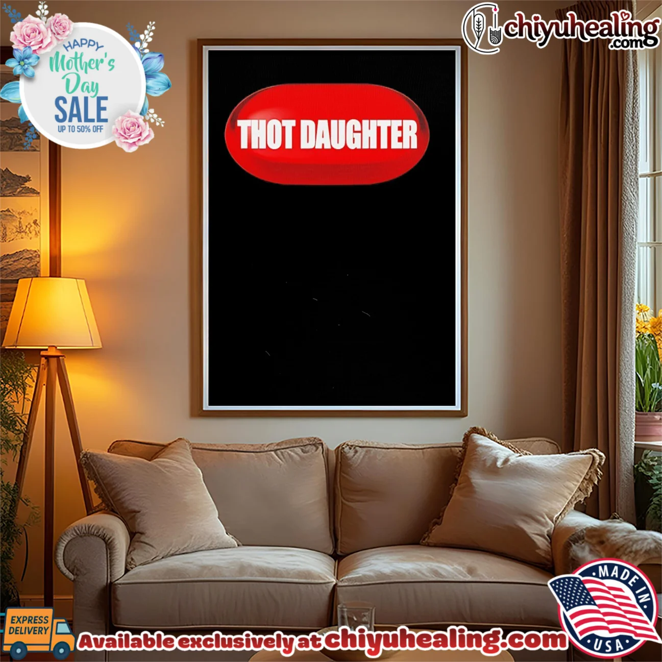Thot daughter funny humor shirt & hoodie Thot daughter funny humor