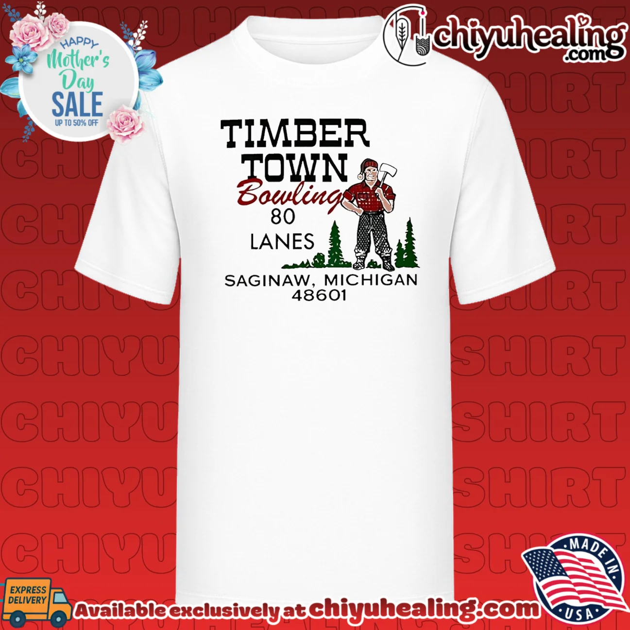 Timber Town Bowling in Saginaw Michigan vintage