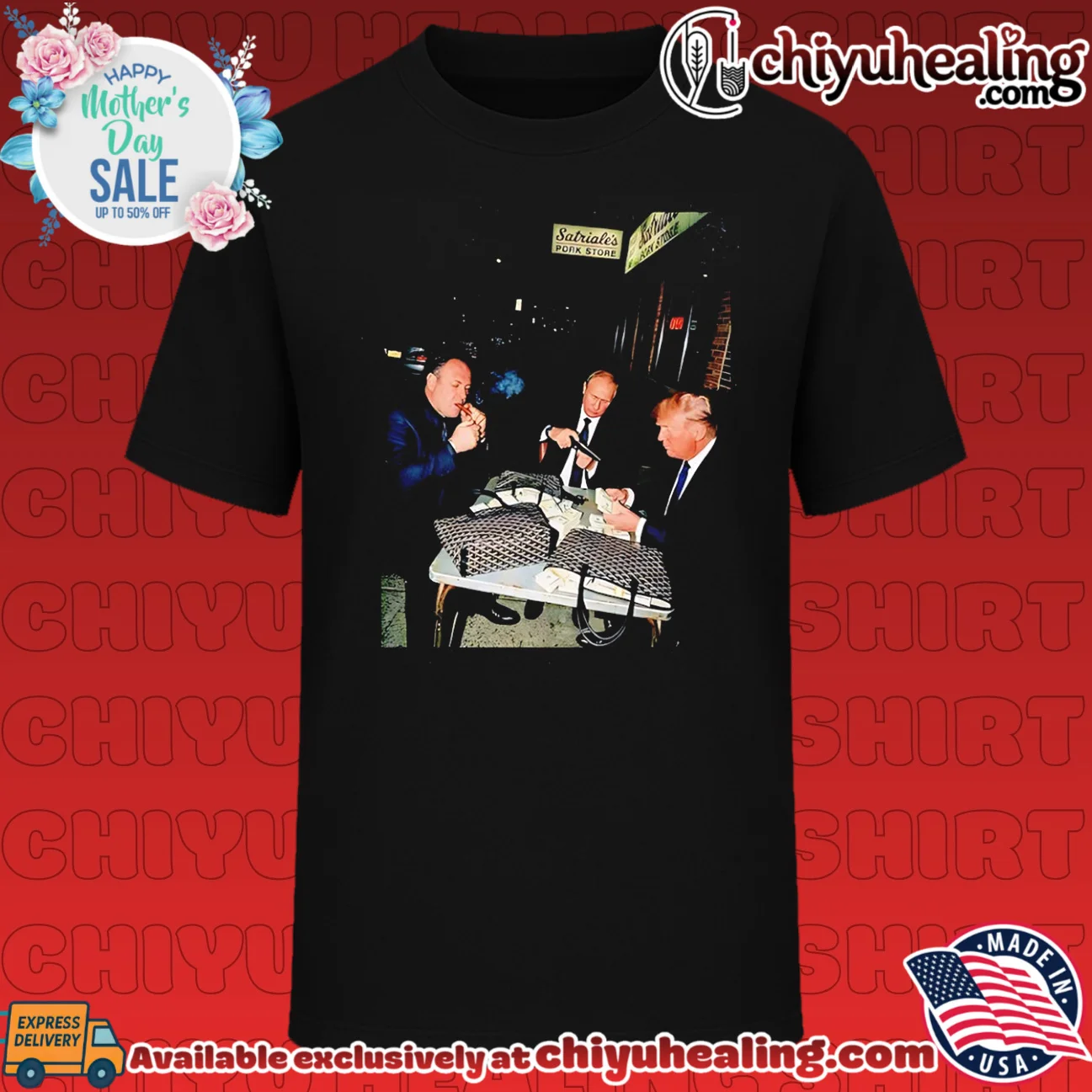 Tony Soprano Vladimir Putin and Donald Trump gangster shirt & hoodie