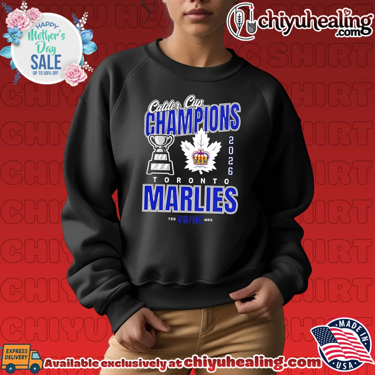 Toronto Marlies 2026 Calder Cup Champions Adult shirt & hoodie Toronto Marlies 2026 Calder Cup Champions Adult