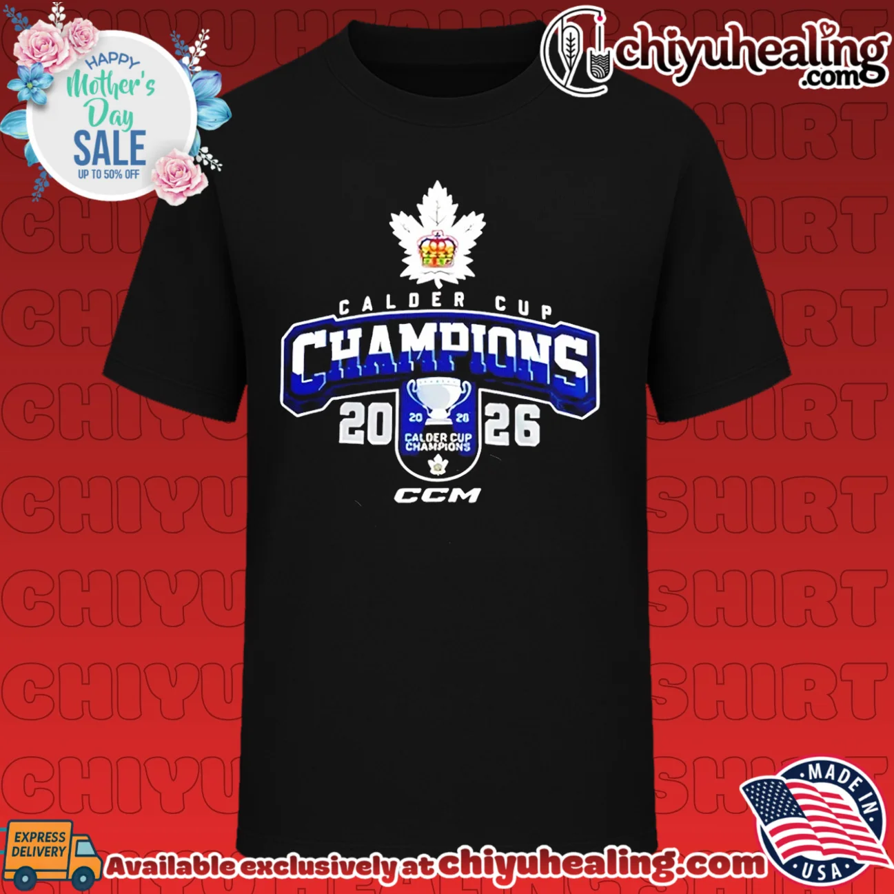 Toronto Marlies 2026 Calder Cup Champions Celebrating shirt & hoodie