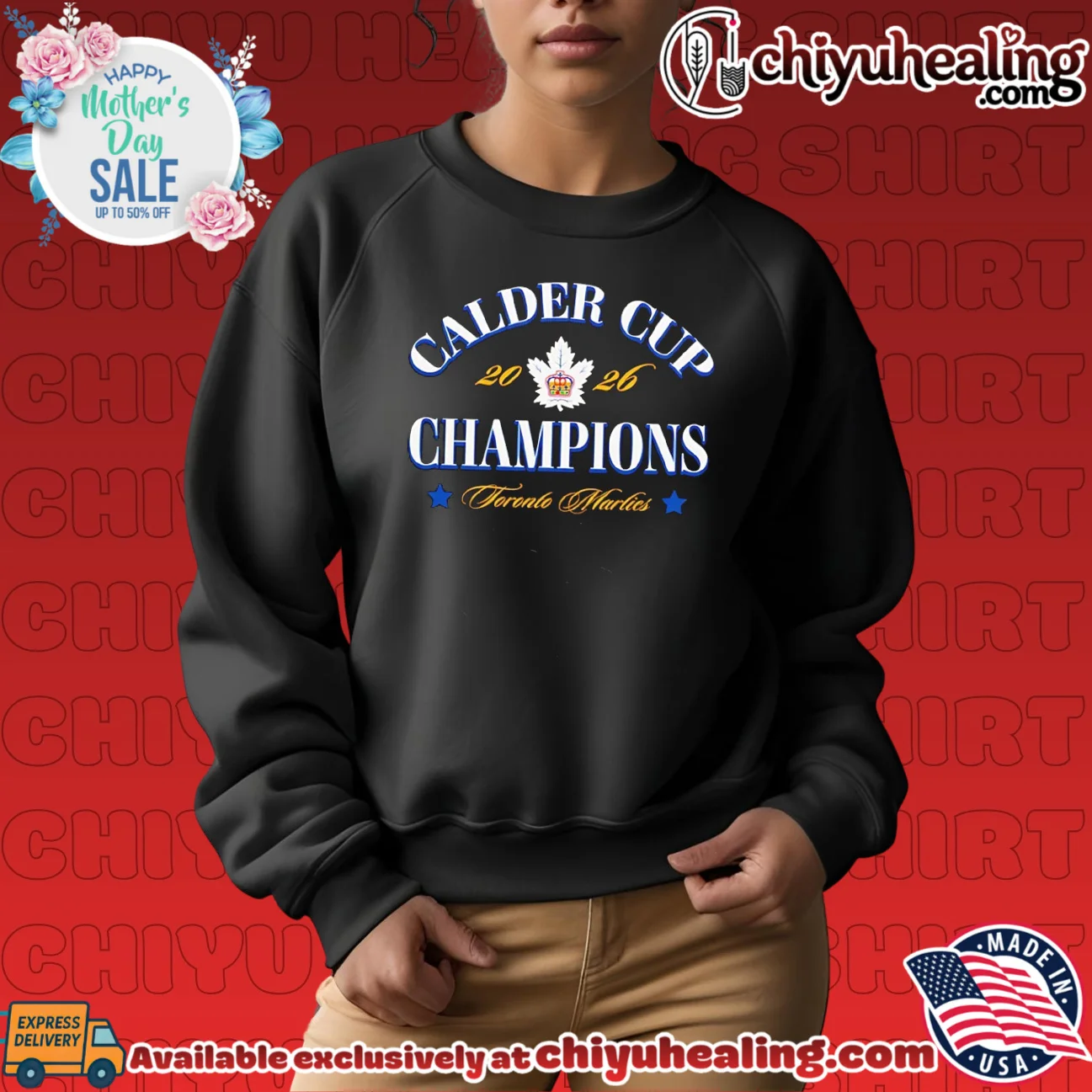 Toronto Marlies 2026 Calder Cup Champions High Waisted shirt & hoodie Toronto Marlies 2026 Calder Cup Champions High Waisted