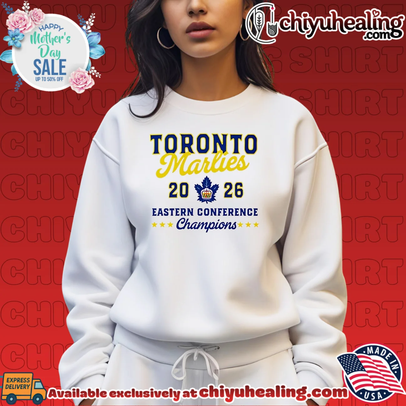 Toronto Marlies 2026 Eastern Conference Champions shirt limited shirt & hoodie | IP Merchandise Toronto Marlies 2026 Eastern Conference Champions shirt