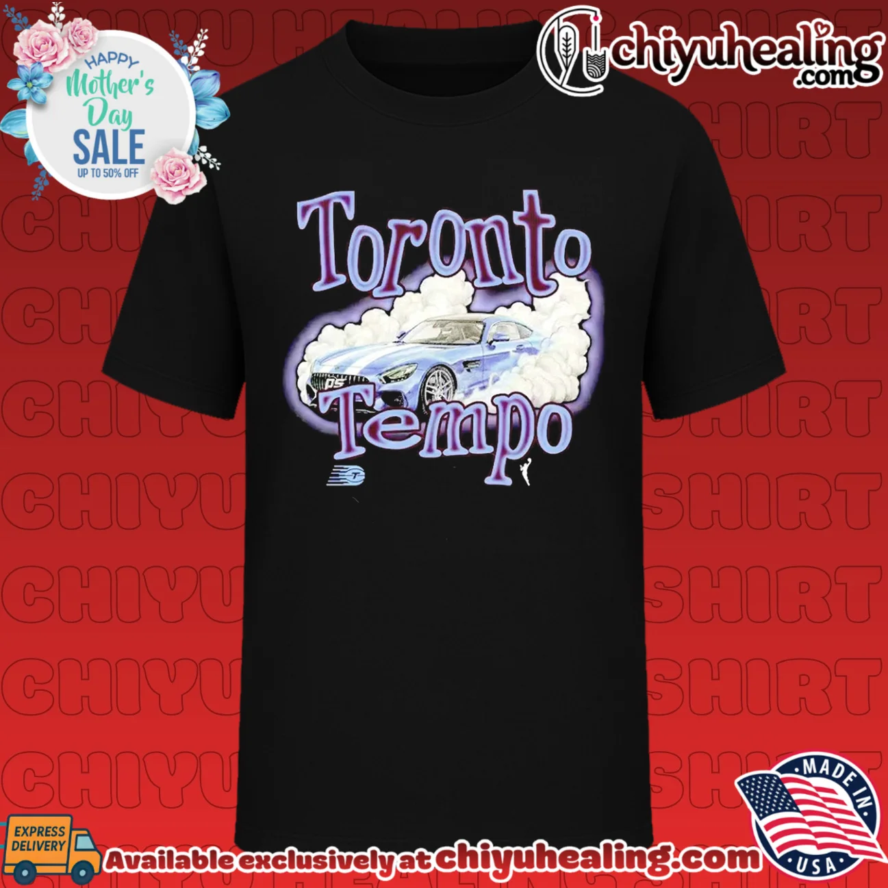 Toronto Tempo 2026 Basketball Car Sketch