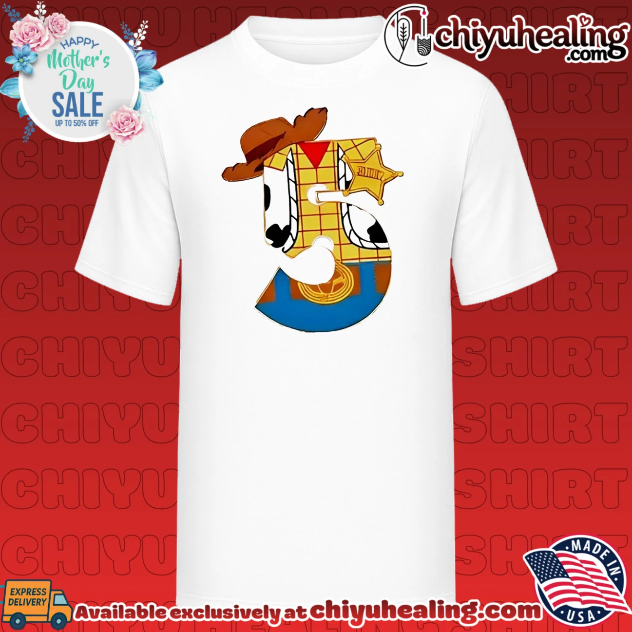 Toy Story Woody Sheriff Number 5