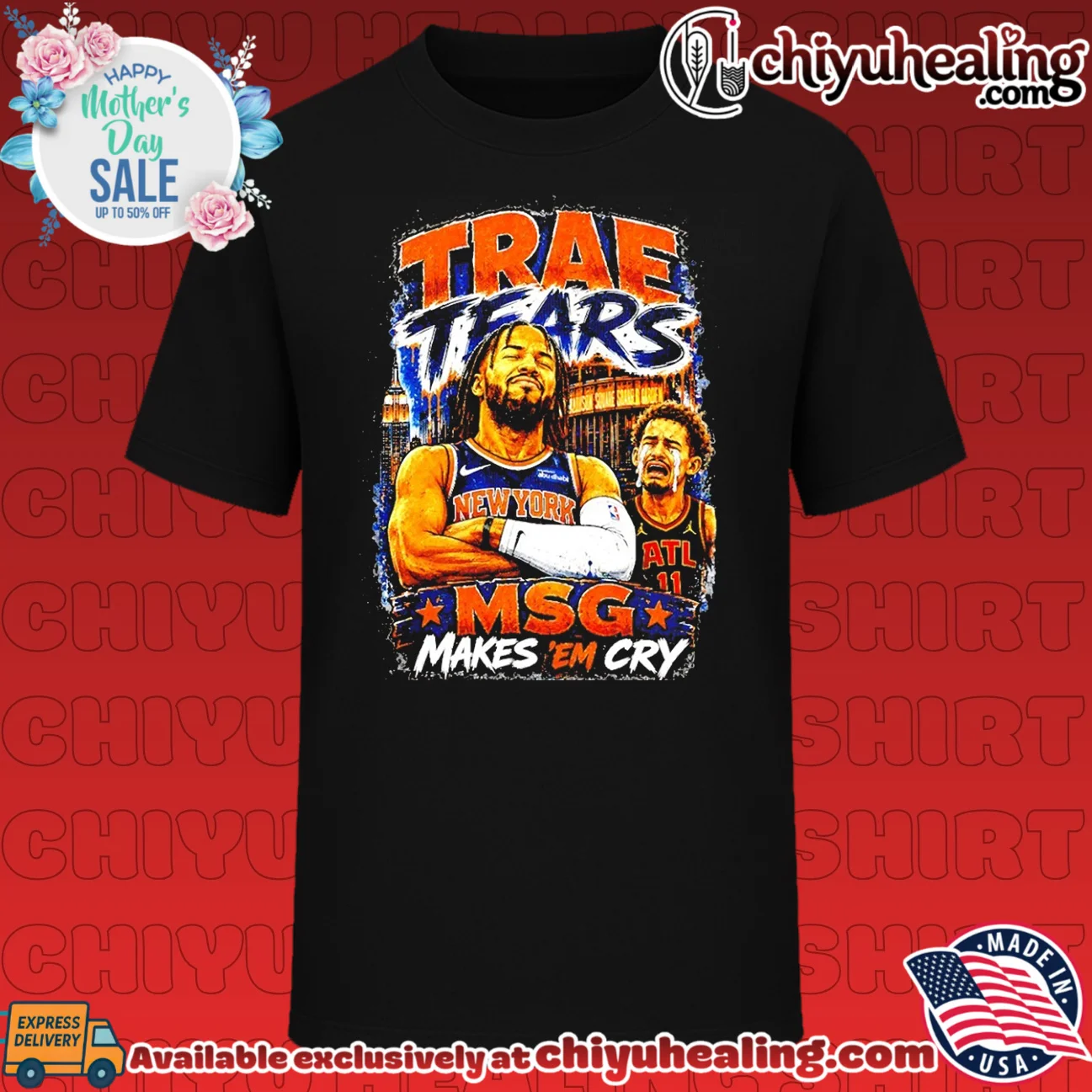 Trae Young MSG Makes 'Em Cry Brunson New York Knicks 2026 World Champions