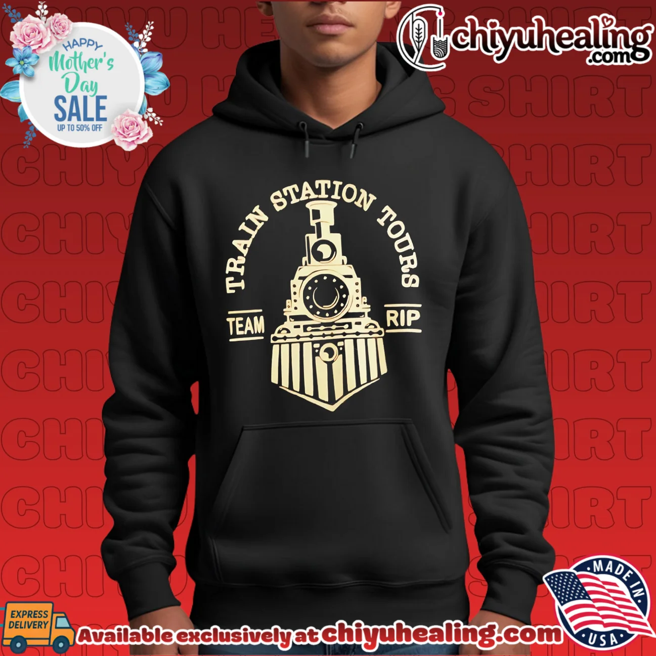 Train Station Tours team rip shirt & hoodie Train Station Tours team rip shirt & hoodie