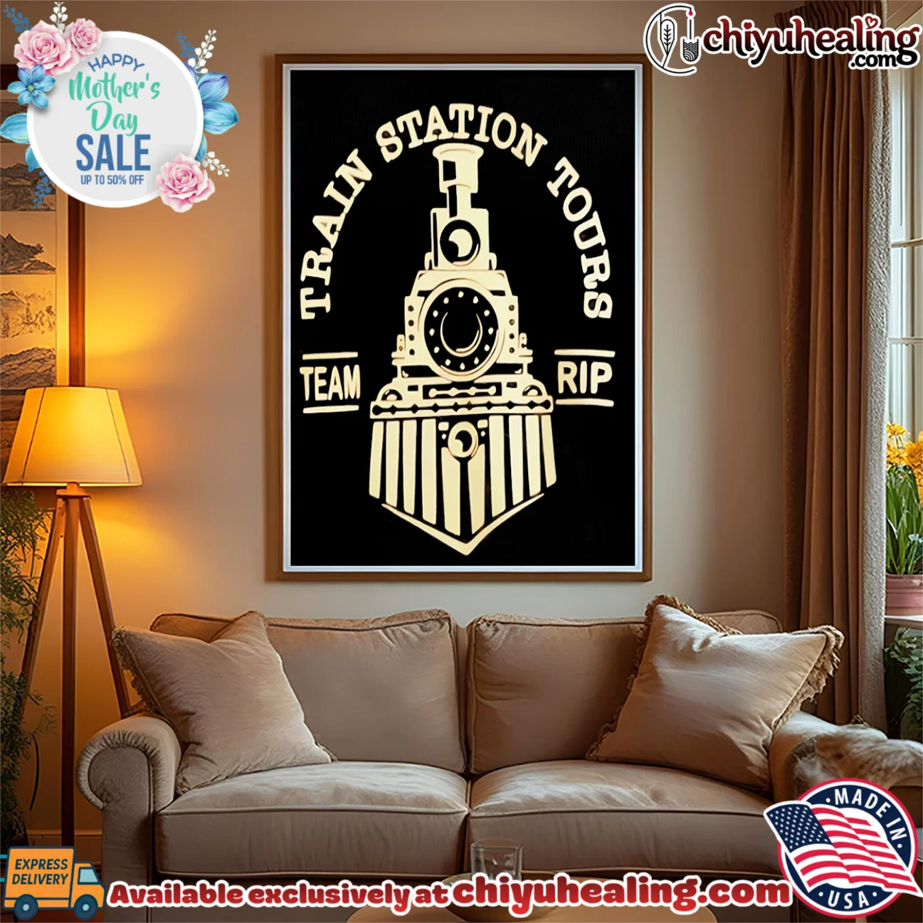 Train Station Tours team rip shirt & hoodie Train Station Tours team rip shirt & hoodie