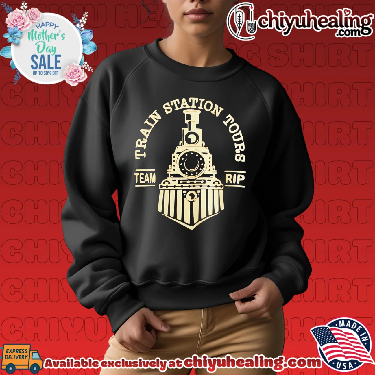 Train Station Tours team rip shirt & hoodie Train Station Tours team rip shirt & hoodie