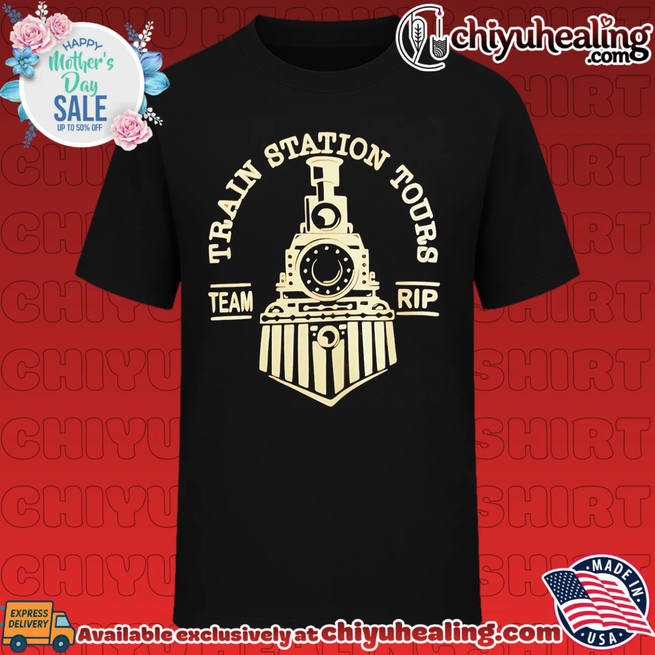 Train Station Tours team rip shirt & hoodie