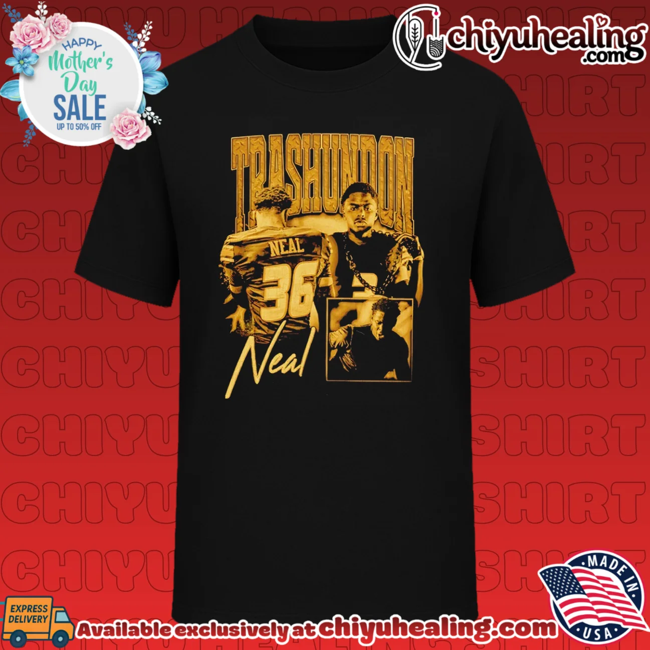 Trashundon Neal Alabama Crimson Tide Football shirt & hoodie