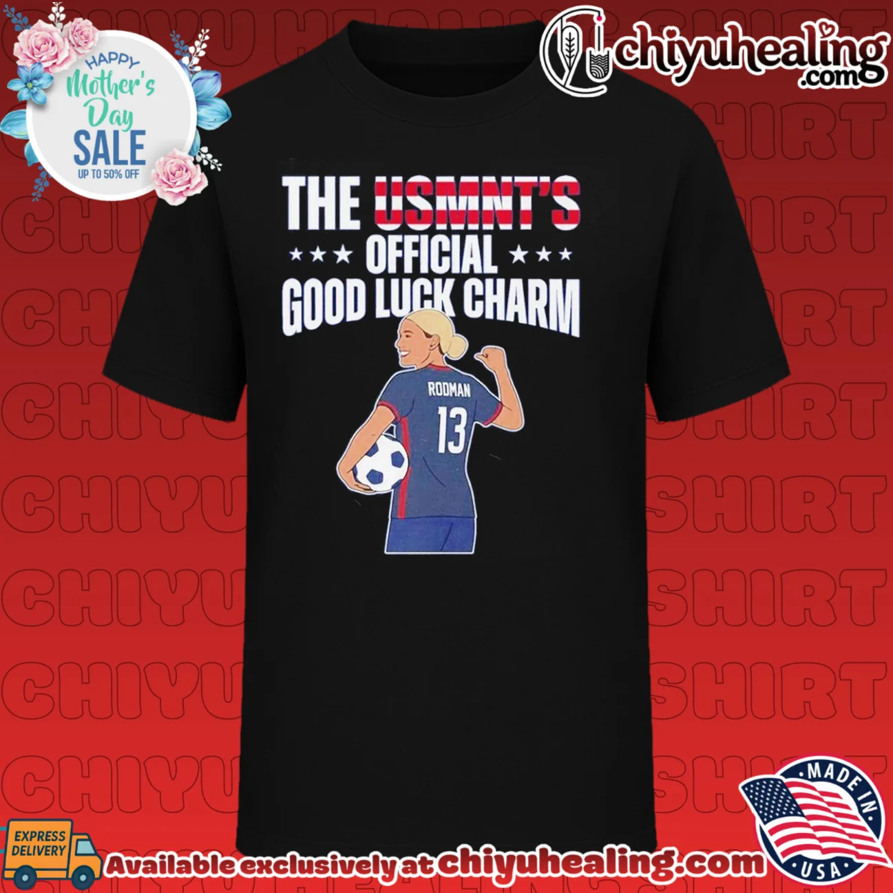 Trinity Rodman USMNT Good Luck Charm