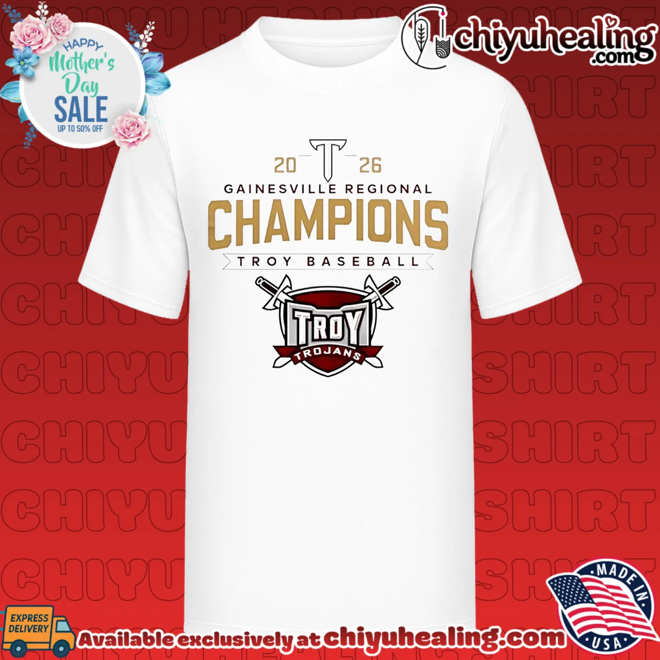 Troy Trojans 2026 Gainesville Regional Champion