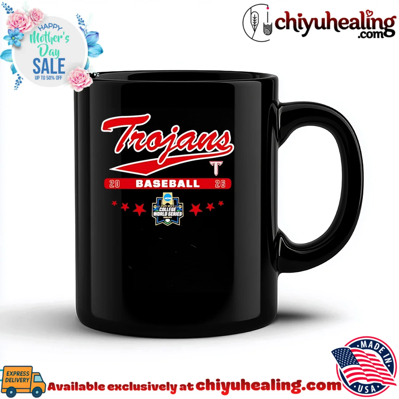 Troy Trojans 2026 NCAA Baseball College World Series shirt & hoodie Troy Trojans 2026 NCAA Baseball College World Series