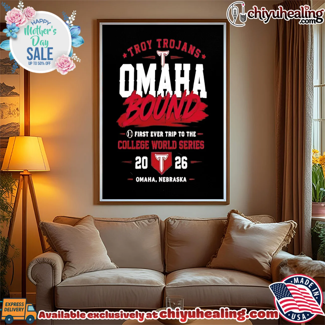 Troy Trojans Baseball 2026 First ever trip to the College World Series Omaneers shirt bespoke shirt & hoodie | Modern Street Style Troy Trojans Baseball 2026 First ever trip to the College World Series Omaneers shirt