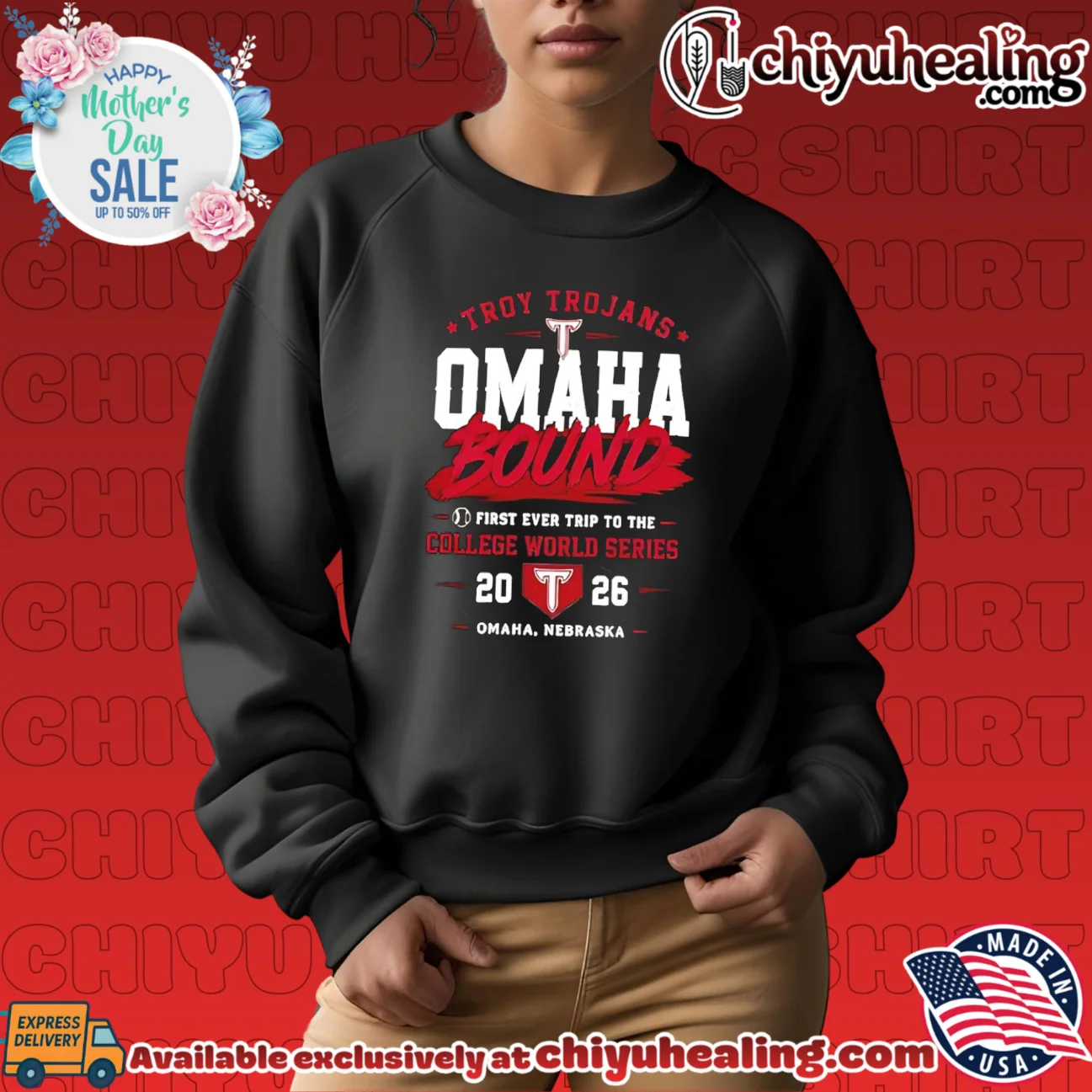 Troy Trojans Baseball 2026 First ever trip to the College World Series Omaneers shirt bespoke shirt & hoodie | Modern Street Style Troy Trojans Baseball 2026 First ever trip to the College World Series Omaneers shirt