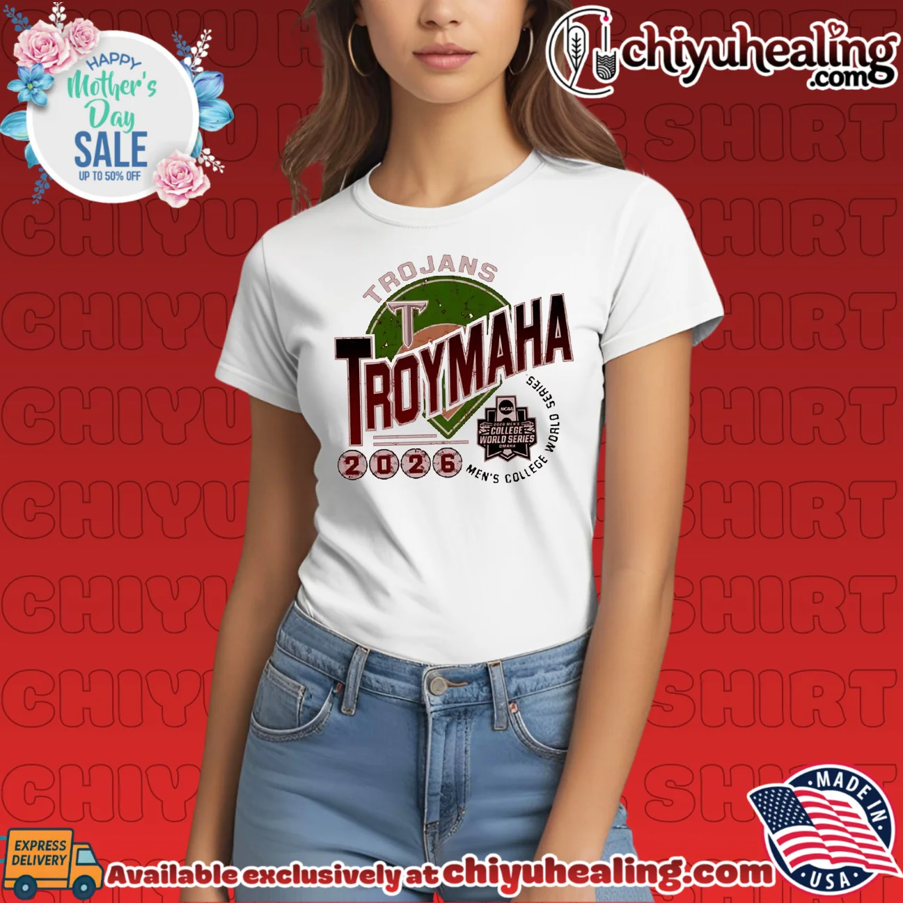 Troy Trojans Troymaha 2026 Men's College World Series shirt viral shirt & hoodie | Modern Street Style Troy Trojans Troymaha 2026 Men's College World Series shirt