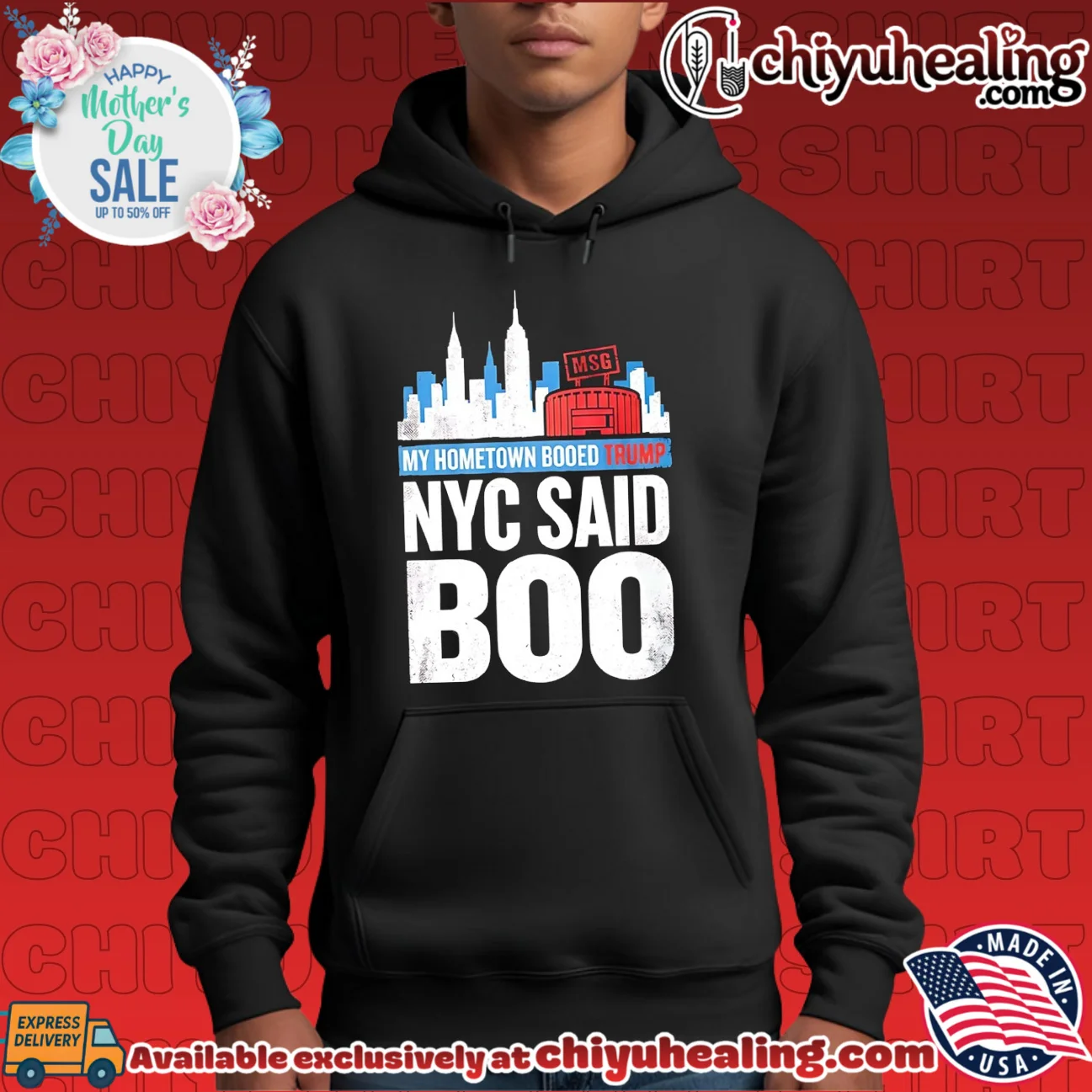 Trump Booed at MSG my hometown booed Trump NYC Said BOO epic shirt & hoodie | IP Merchandise Trump Booed at MSG my hometown booed Trump NYC Said BOO epic shirt & hoodie | IP Merchandise