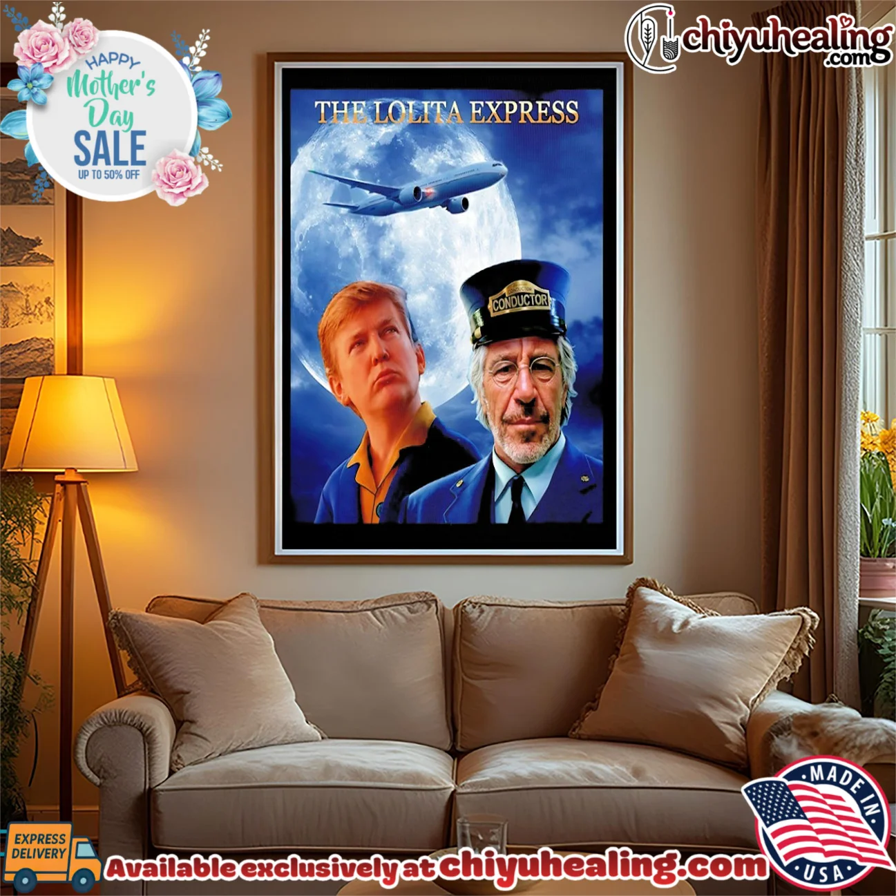 Trump Epstein The Lolita Express masterpiece shirt & hoodie - The Fan Collection Trump Epstein The Lolita Express