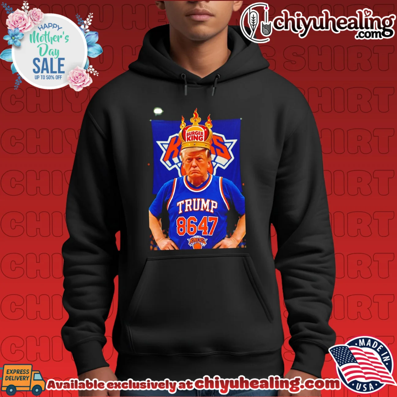 Trump New York Knicks 8647 Burger King shirt elite shirt & hoodie | Gift Idea 2026 Trump New York Knicks 8647 Burger King shirt elite shirt & hoodie | Gift Idea 2026