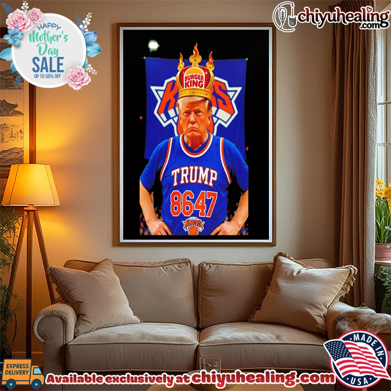 Trump New York Knicks 8647 Burger King shirt elite shirt & hoodie | Gift Idea 2026 Trump New York Knicks 8647 Burger King shirt