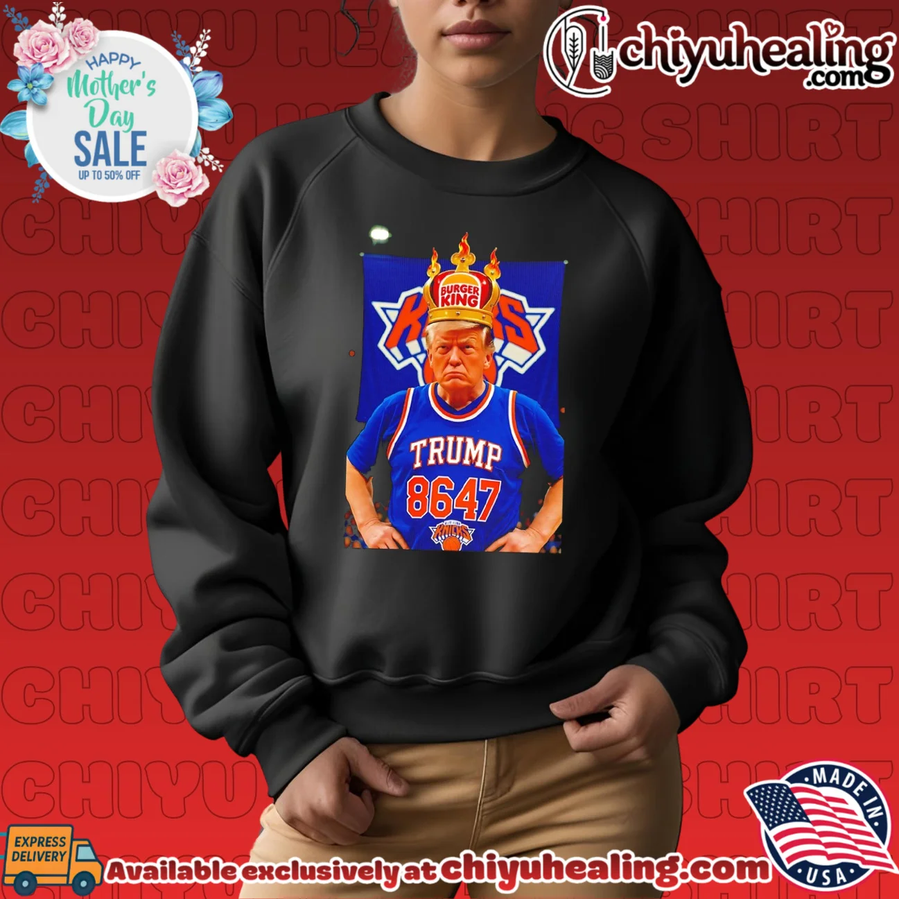Trump New York Knicks 8647 Burger King shirt elite shirt & hoodie | Gift Idea 2026 Trump New York Knicks 8647 Burger King shirt