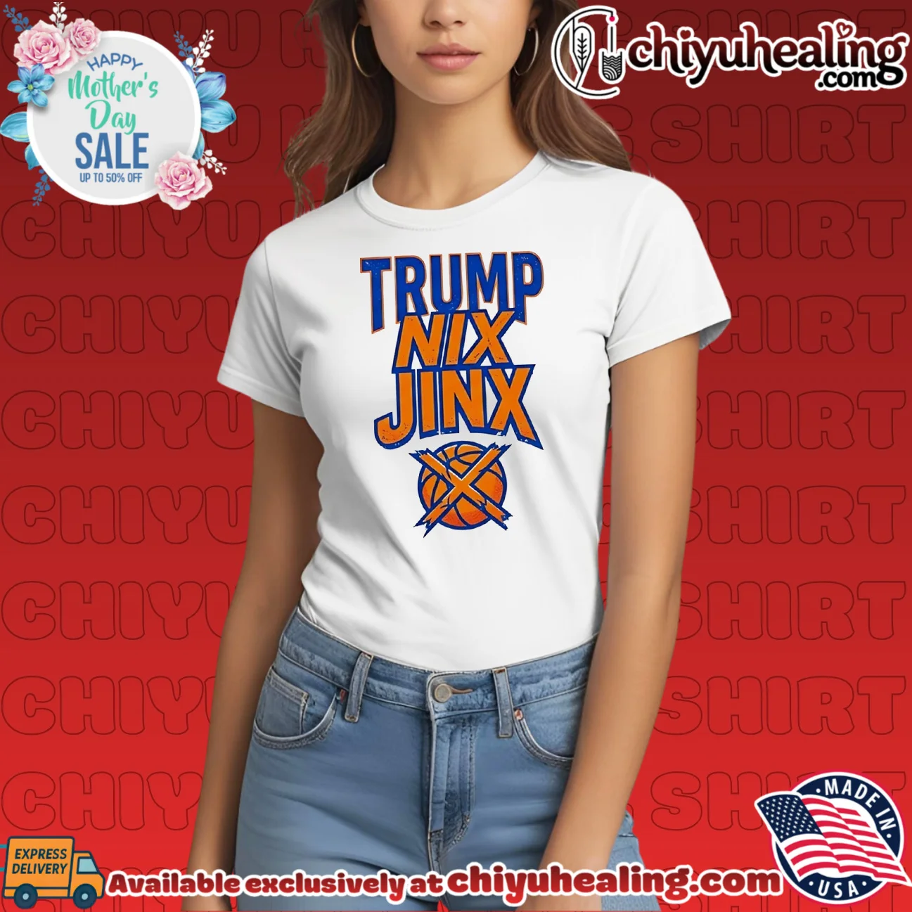 Trump Nix Jinx New York Knicks shirt classic shirt & hoodie | Official Style Drop Trump Nix Jinx New York Knicks shirt