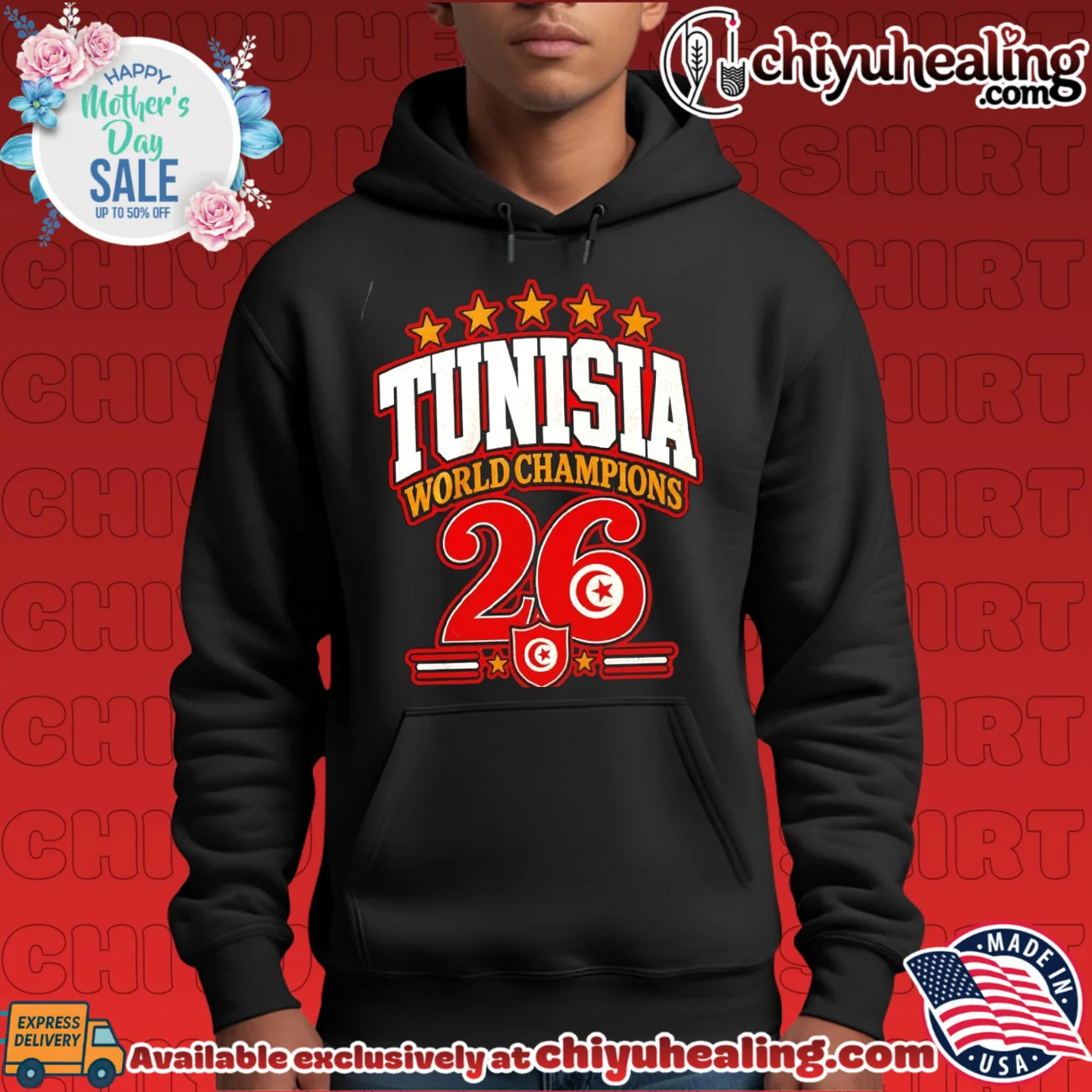 Tunisia 2026 World Champions flag shirt hype shirt & hoodie - Ultimate Tribute Merch Tunisia 2026 World Champions flag shirt hype shirt & hoodie - Ultimate Tribute Merch