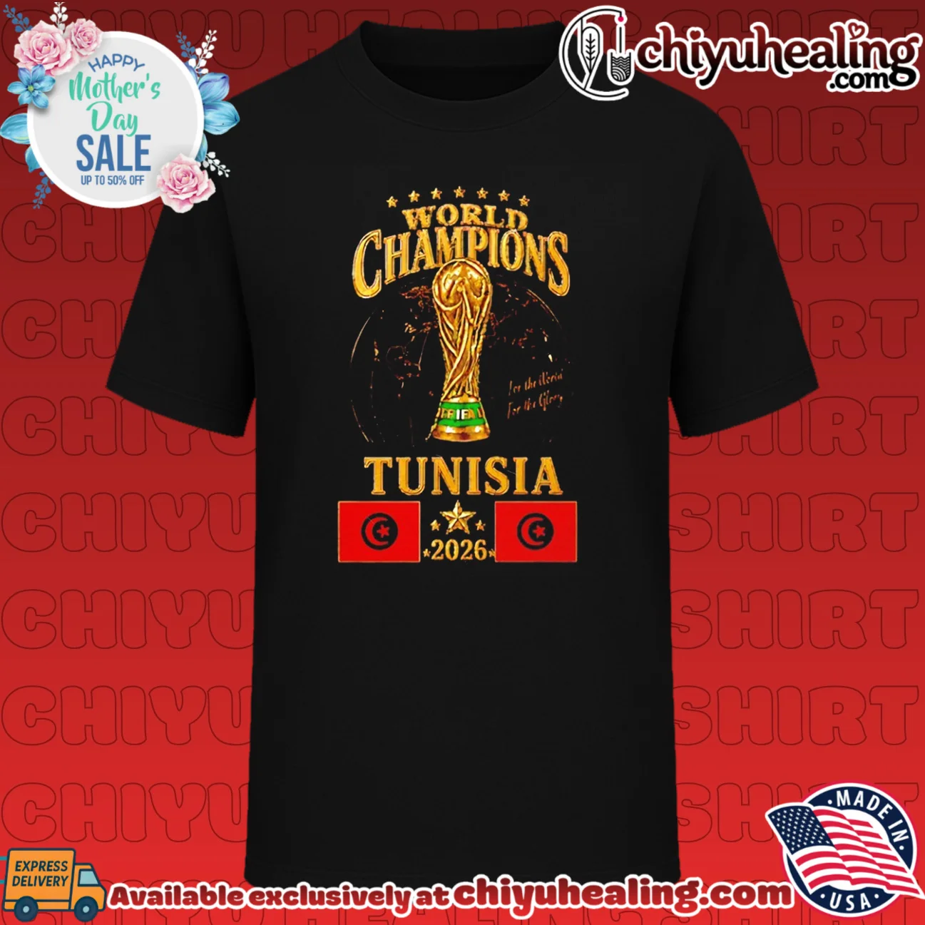Tunisia 2026 World Champions for the World for the Glory shirt