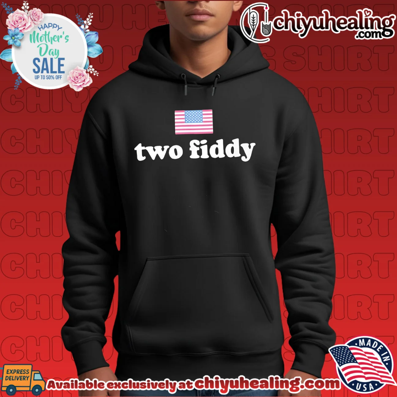 Two Fiddy 1776-2026 Patriotic American shirt & hoodie Two Fiddy 1776-2026 Patriotic American shirt & hoodie