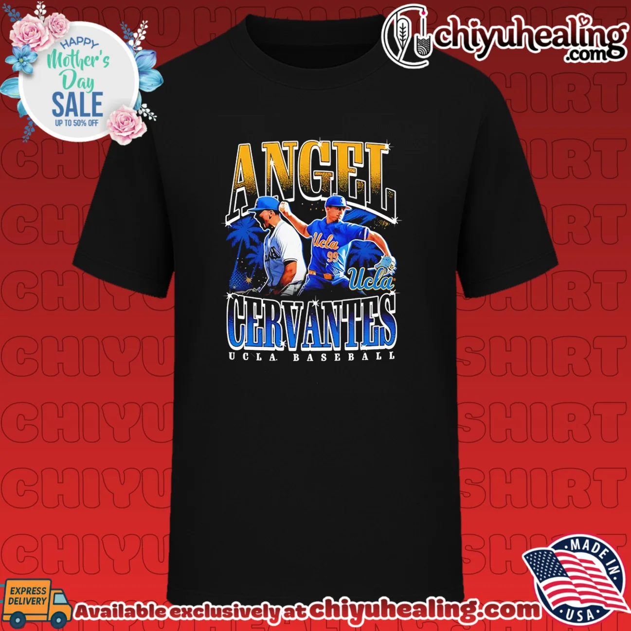 Ucla baseball Angel Cervantes vintage shirt