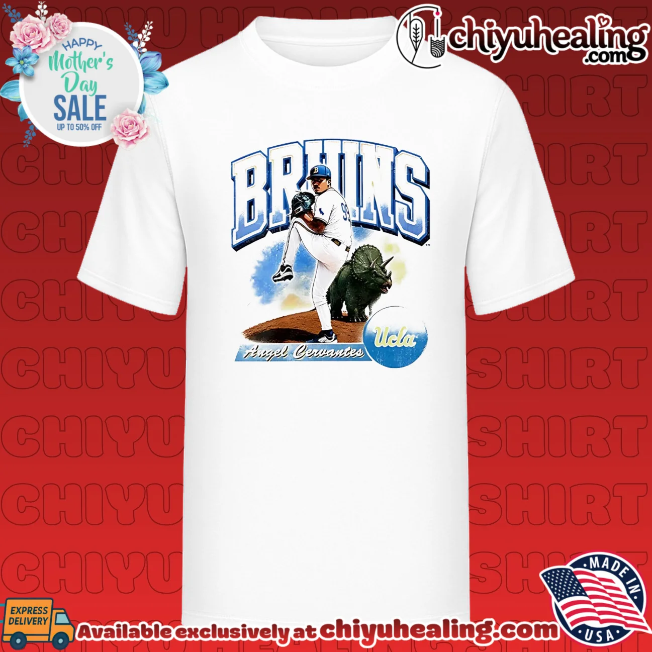 UCLA Bruins baseball Angel Cervantes posing