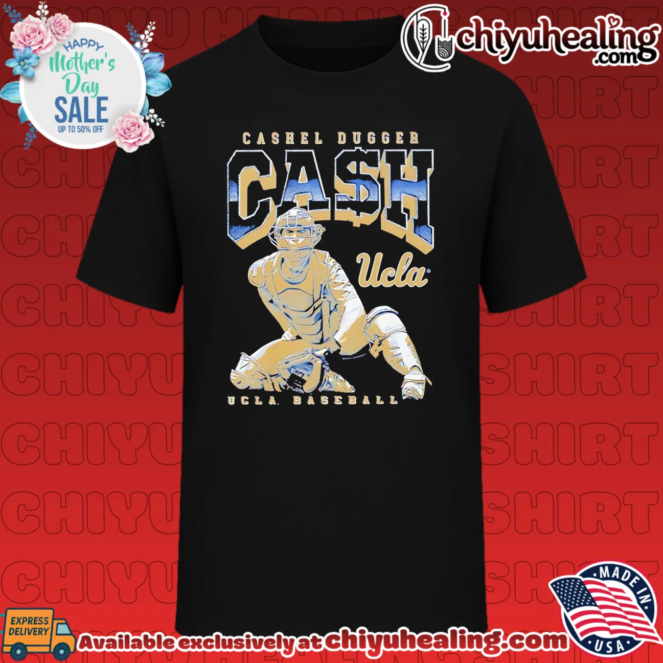 Ucla Bruins Baseball CASH Cashel Dugger posing retro