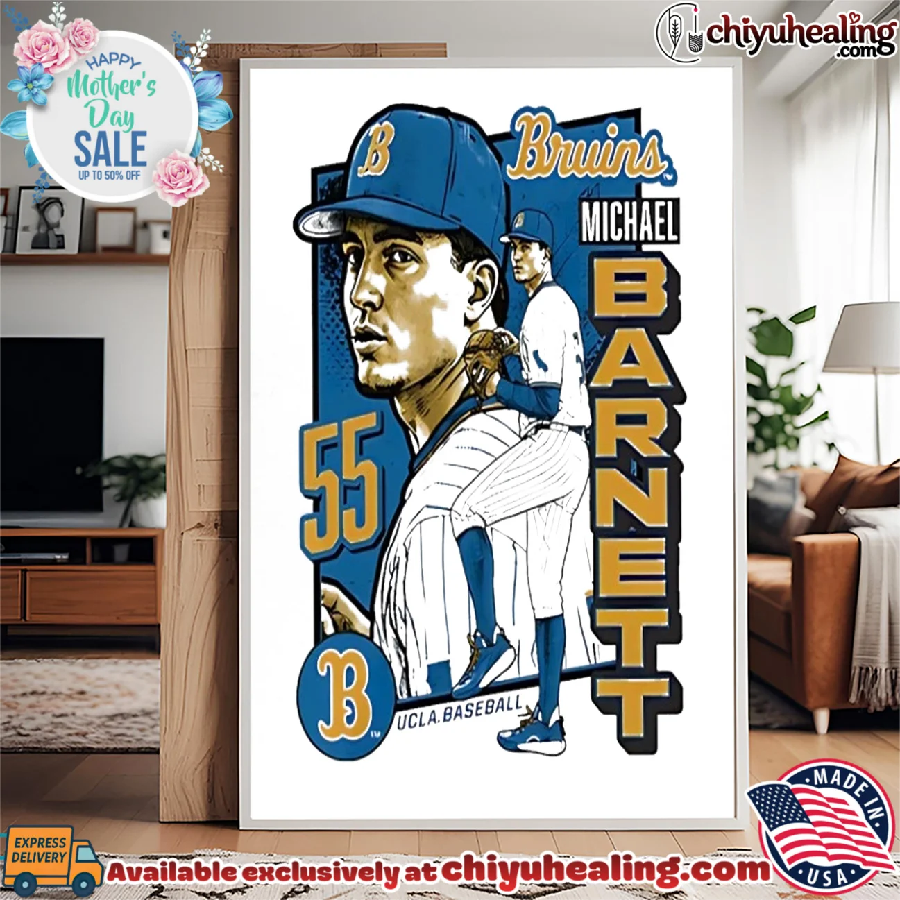 Ucla Bruins Michael Barnett posing vintage masterpiece shirt & hoodie - Ultimate Tribute Merch Ucla Bruins Michael Barnett posing vintage