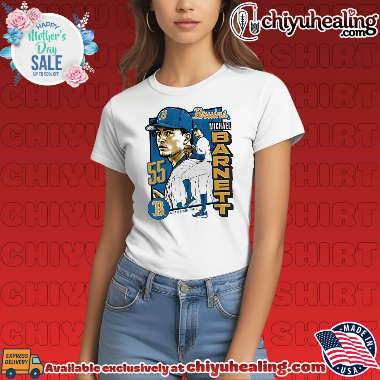 Ucla Bruins Michael Barnett posing vintage masterpiece shirt & hoodie - Ultimate Tribute Merch Ucla Bruins Michael Barnett posing vintage