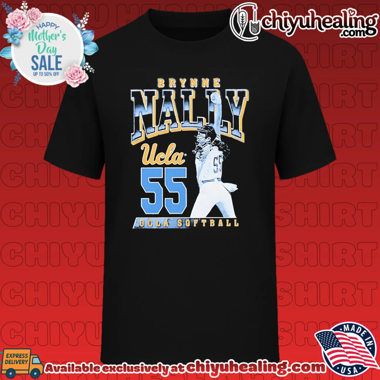 Ucla Softball Brynne Nally posing vintage