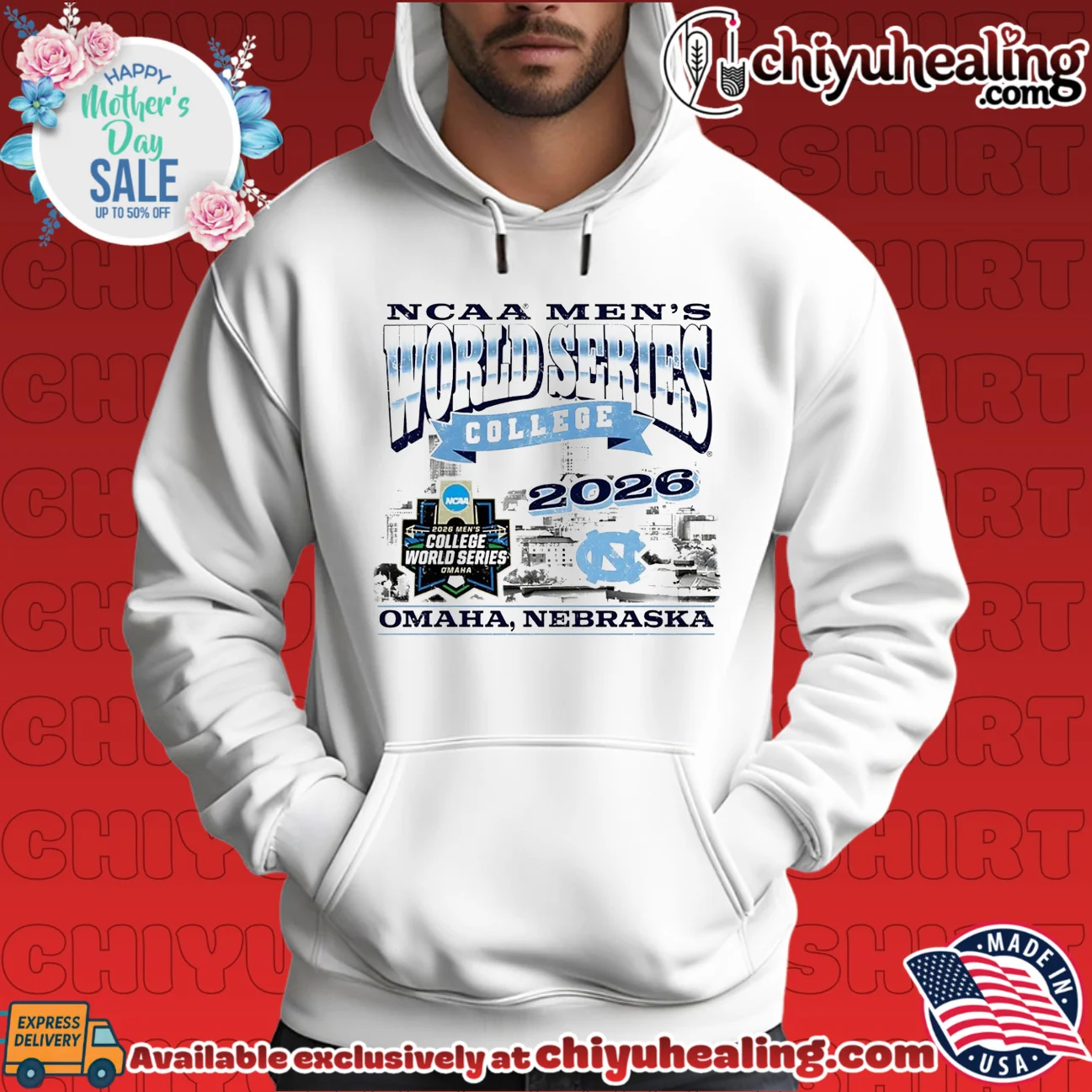 UNC Baseball 2026 College World Series Omaha skyline shirt classic shirt & hoodie - Premium Streetwear UNC Baseball 2026 College World Series Omaha skyline shirt classic shirt & hoodie - Premium Streetwear