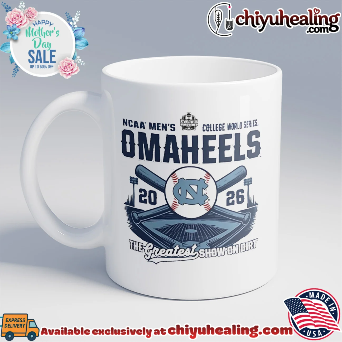 UNC Omaheels 2026 College World Series Omaha Bound The Greatest show on dirt shirt grail shirt & hoodie - Everyday Fit UNC Omaheels 2026 College World Series Omaha Bound The Greatest show on dirt shirt
