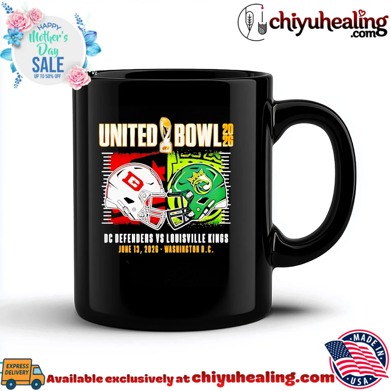 United Bowl 2026 DC Defenders vs Louisville Kings June 13 2026 Washington DC helmets limited shirt & hoodie - Perfect Fan Gift United Bowl 2026 DC Defenders vs Louisville Kings June 13 2026 Washington DC helmets