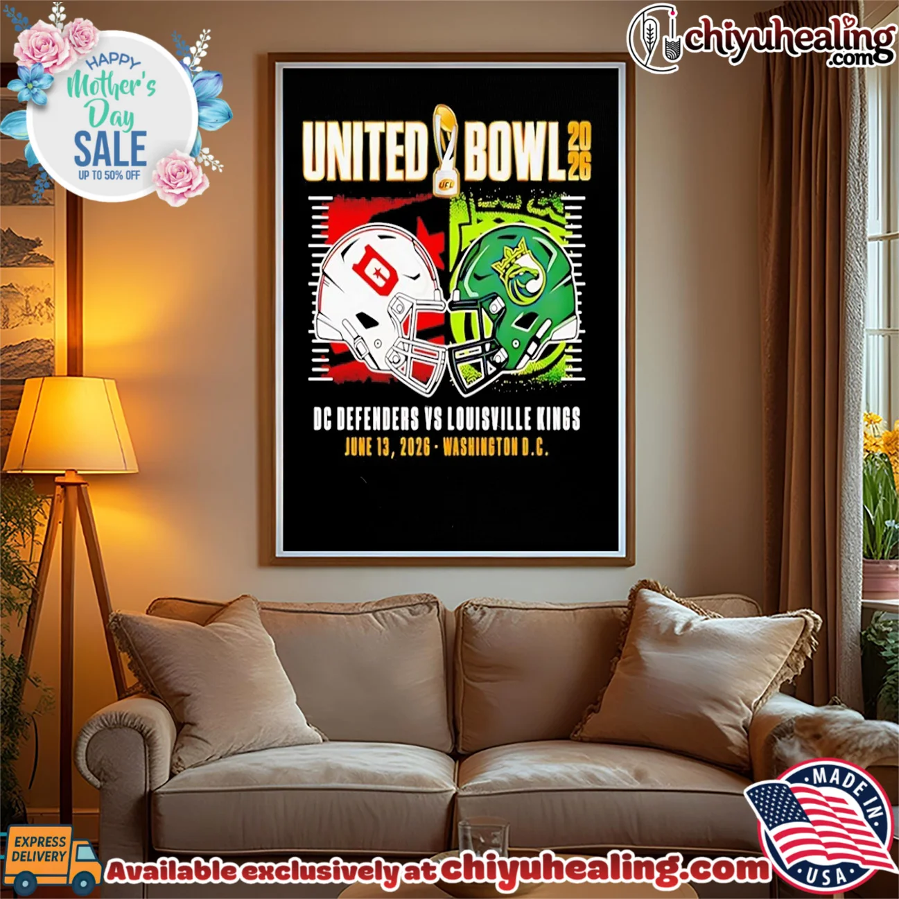 United Bowl 2026 DC Defenders vs Louisville Kings June 13 2026 Washington DC helmets limited shirt & hoodie - Perfect Fan Gift United Bowl 2026 DC Defenders vs Louisville Kings June 13 2026 Washington DC helmets