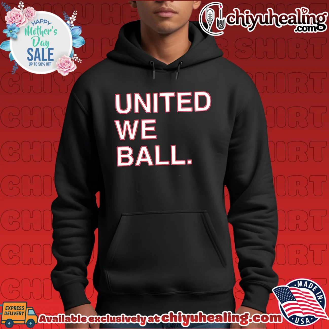 United We Ball basketball teamwork sports motivation shirt & hoodie United We Ball basketball teamwork sports motivation shirt & hoodie