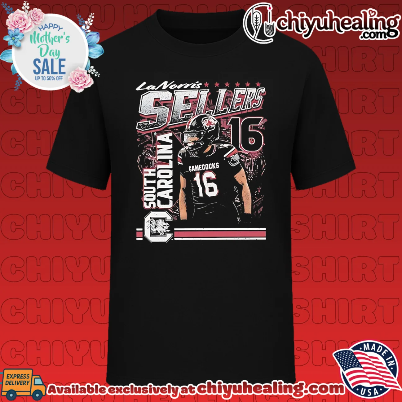 University Of South Carolina Lanorris Sellers portrait shirt & hoodie