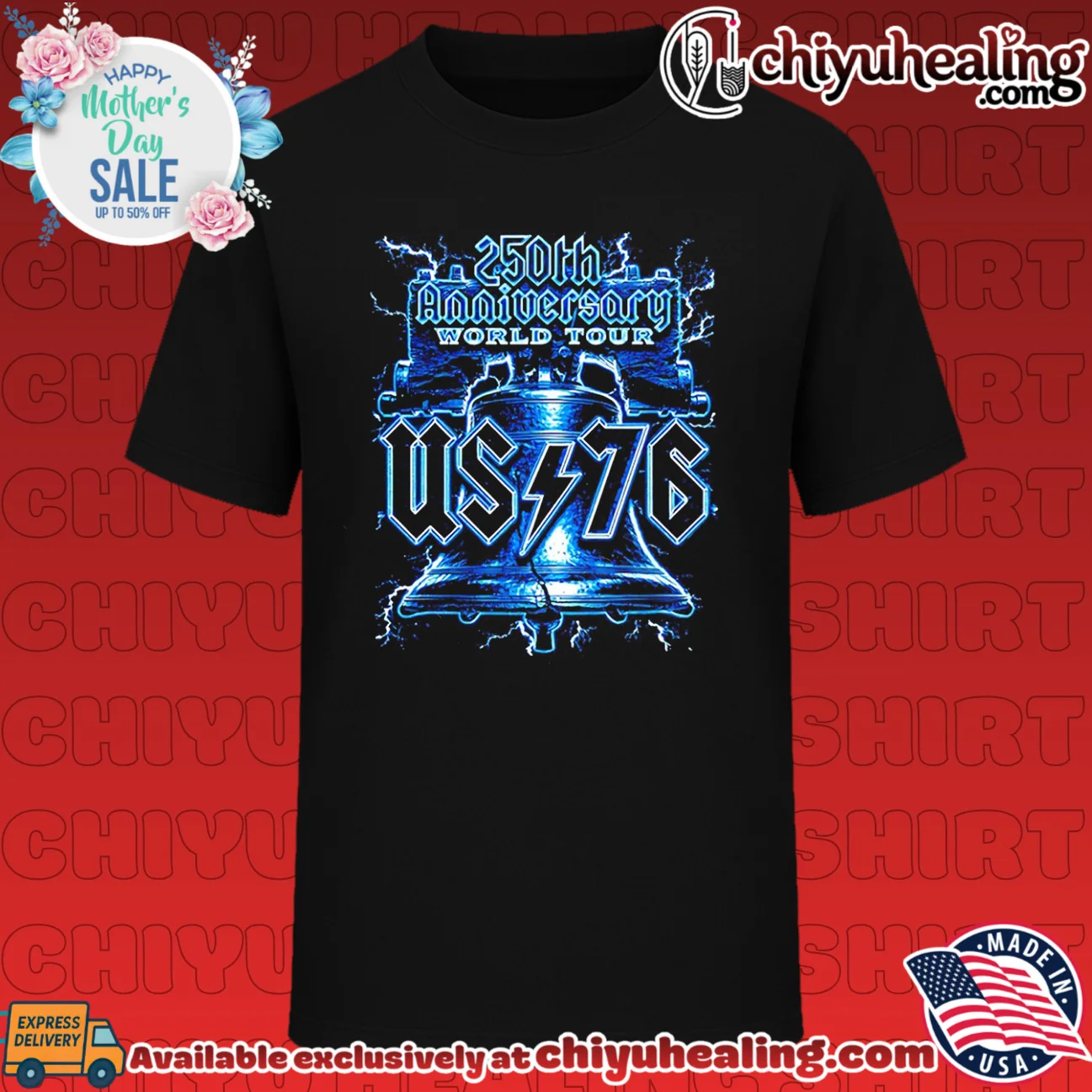 US 76 250 Anniversary World Tour graphic