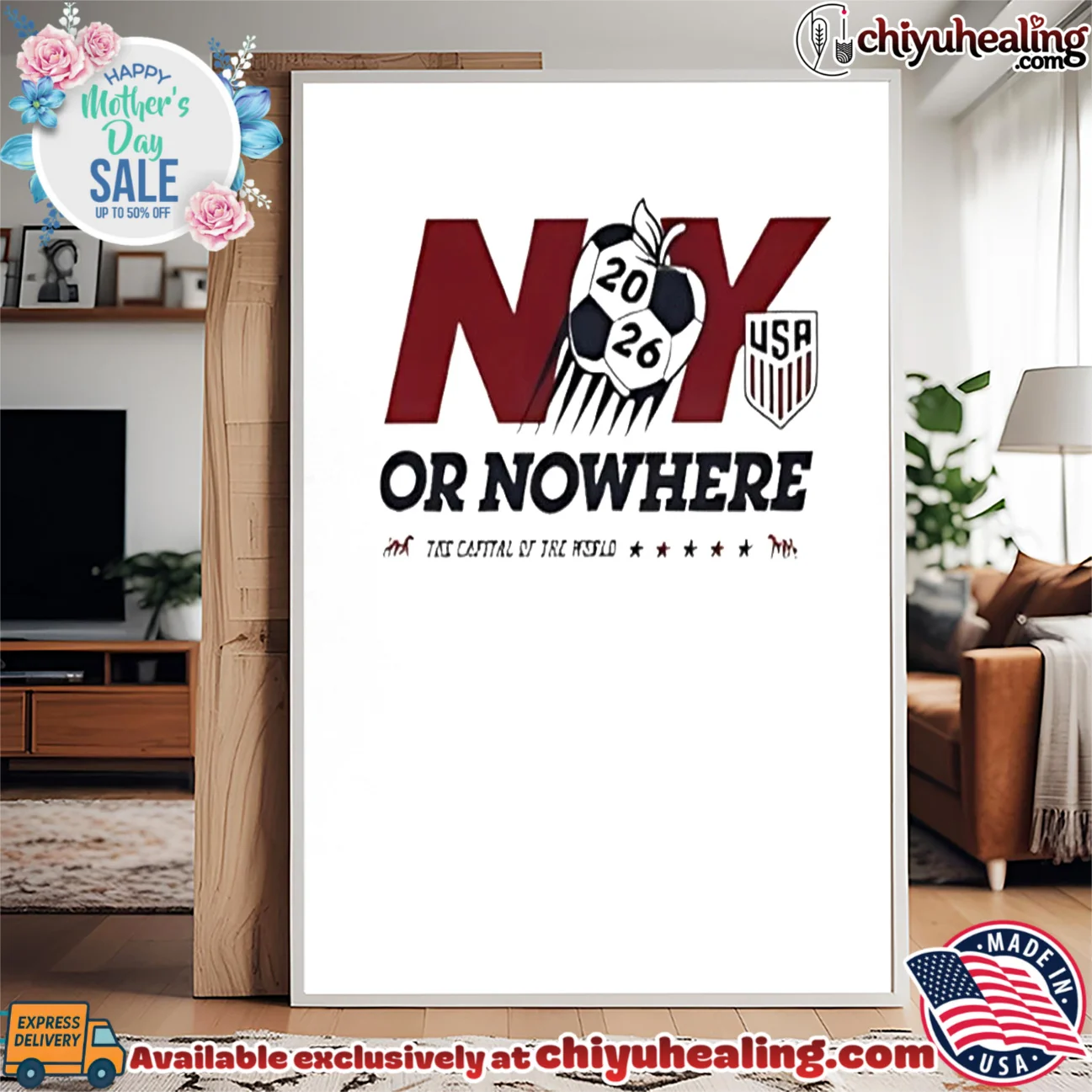 US Soccer Knockout New York or Nowhere shirt iconic shirt & hoodie | Iconic Look US Soccer Knockout New York or Nowhere shirt