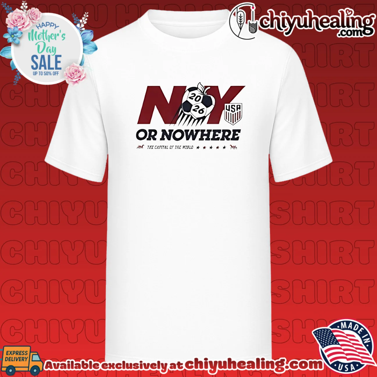 US Soccer Knockout New York or Nowhere shirt