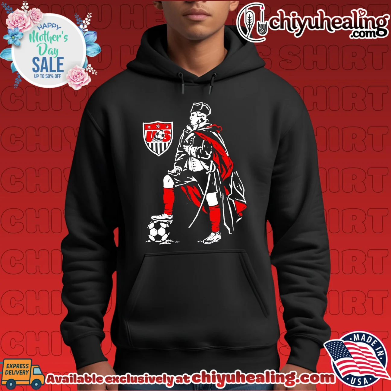 US Soccer Patriot paint graphic authentic shirt & hoodie - Ultimate Tribute Merch US Soccer Patriot paint graphic authentic shirt & hoodie - Ultimate Tribute Merch