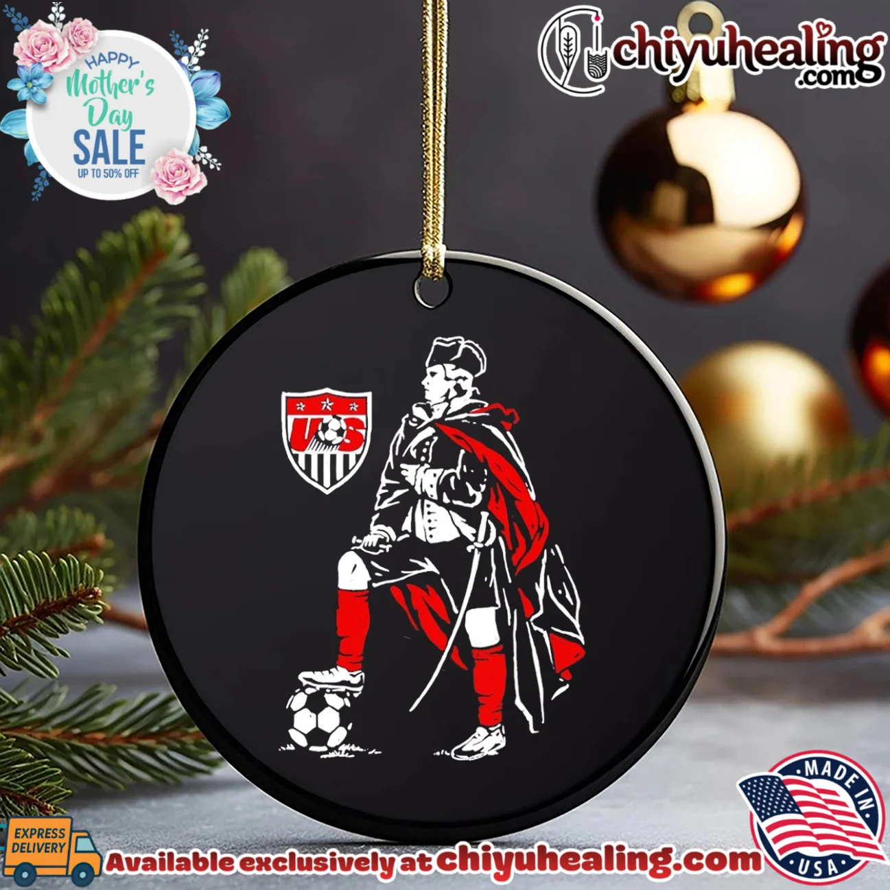 US Soccer Patriot paint graphic authentic shirt & hoodie - Ultimate Tribute Merch US Soccer Patriot paint graphic