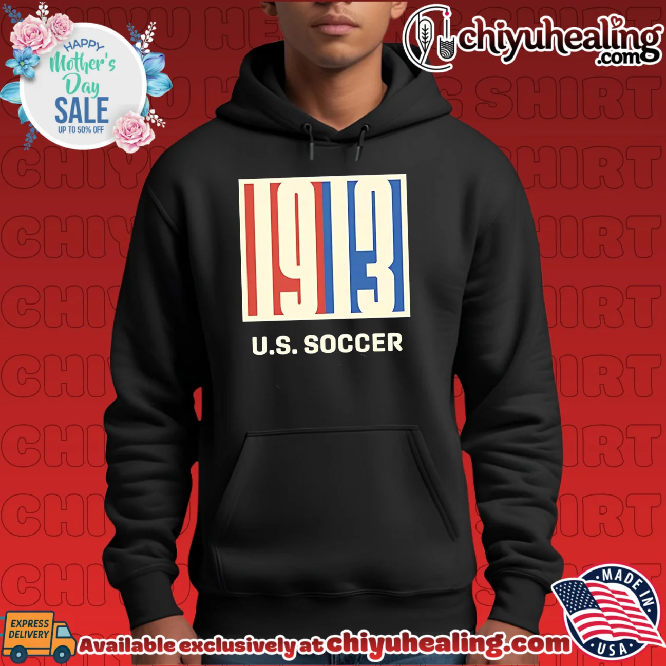 US Soccer Retro 1913 Logo ultimate shirt & hoodie - Urban Fashion US Soccer Retro 1913 Logo ultimate shirt & hoodie - Urban Fashion