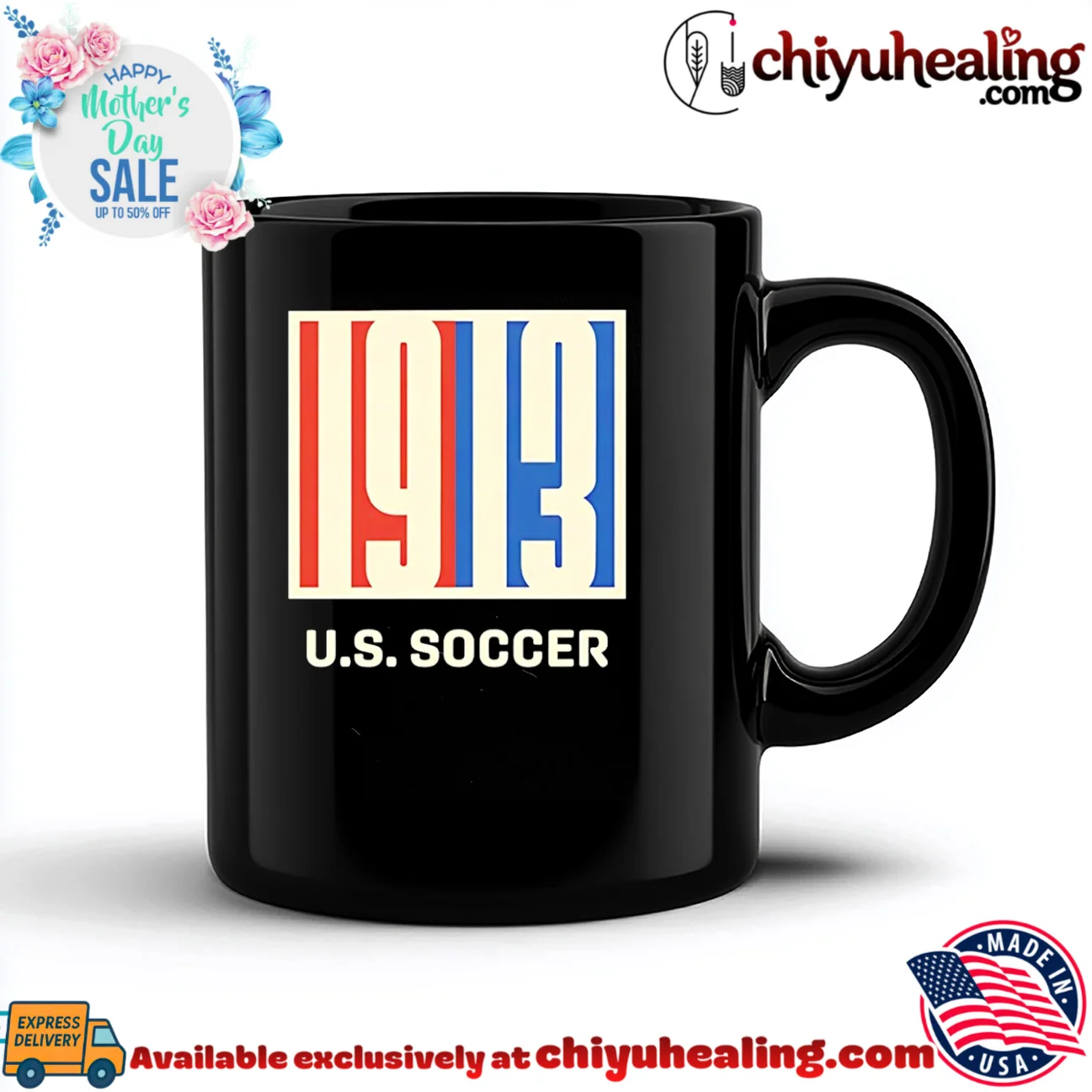 US Soccer Retro 1913 Logo ultimate shirt & hoodie - Urban Fashion US Soccer Retro 1913 Logo