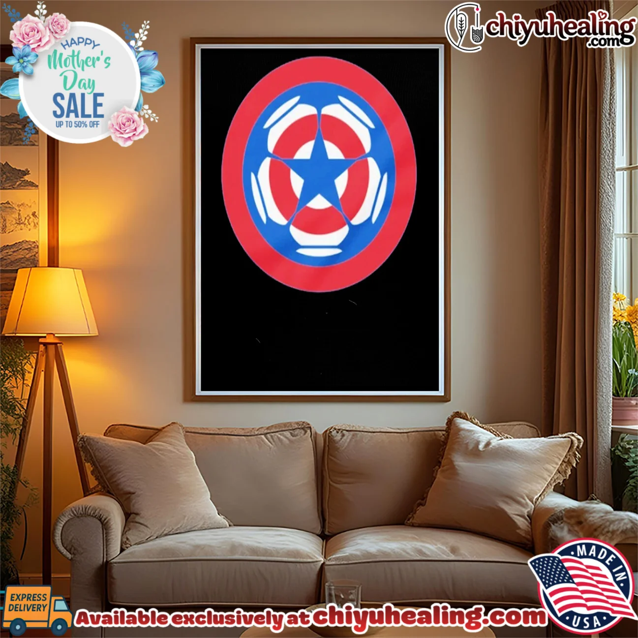 US Soccer Shield 2026 logo bespoke shirt & hoodie | Aesthetic Apparel US Soccer Shield 2026 logo